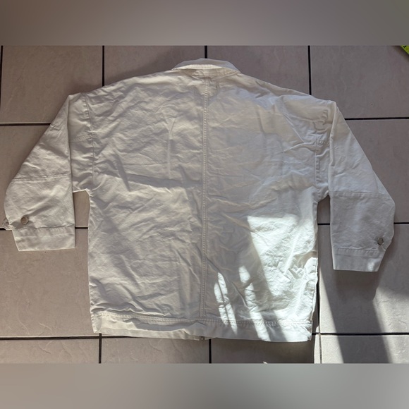 We The Free Easy That Canvas Jacket Size Large Bright White - Picture 7 of 11
